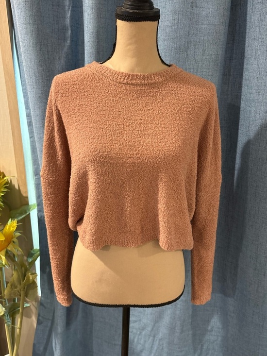 Sincerly Jules Sweaters - Sincerly Jules Dusty Rose Cropped Crewneck Sweater